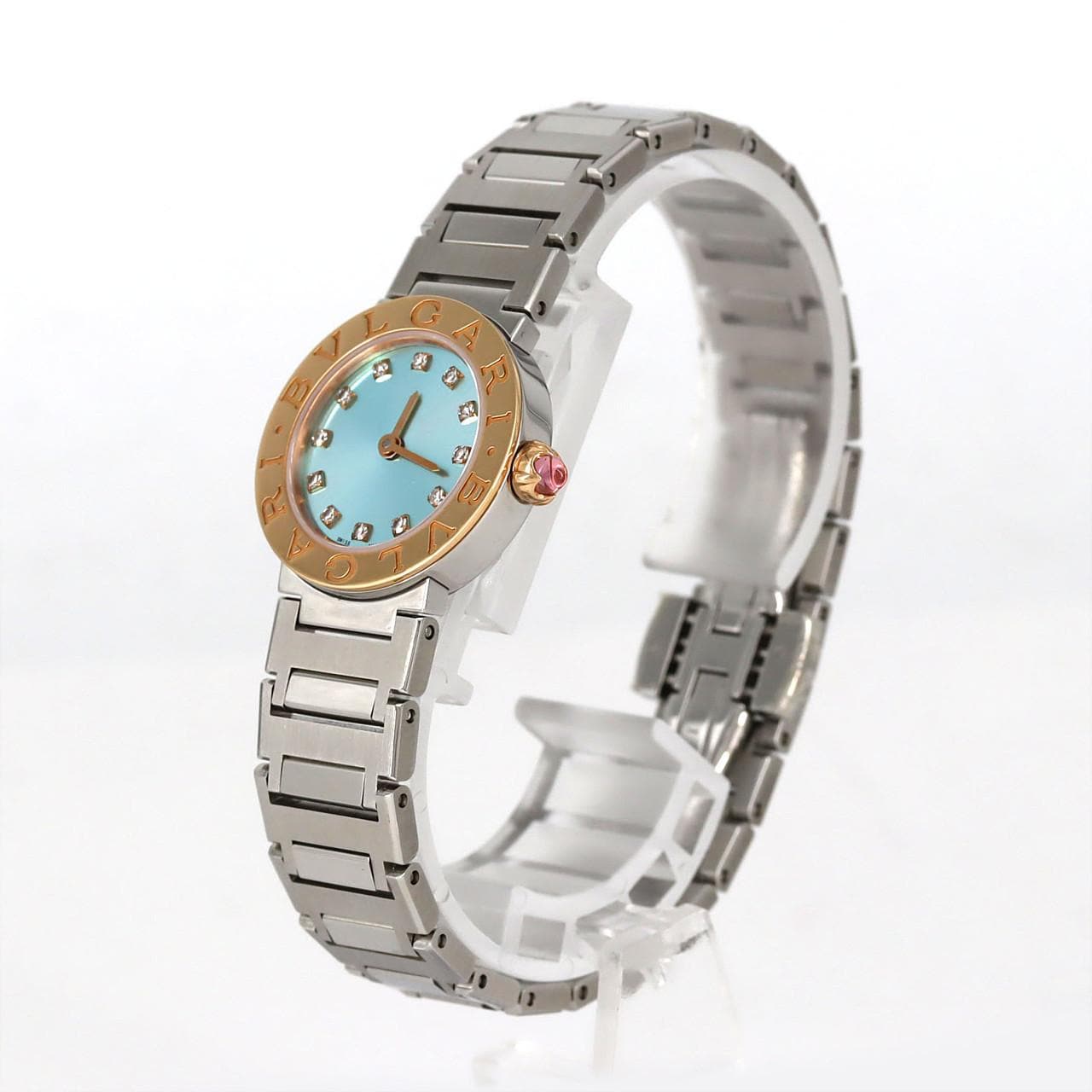 【新品】ブルガリ ブルガリブルガリ PGコンビ･12P BBP23SG SSxPG クォーツ