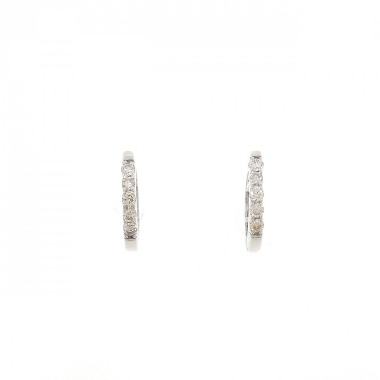 PT950 Diamond Earrings 0.10CT
