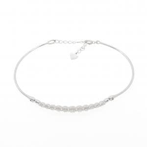 K18WG ダイヤモンド ブレスレット 0.70CT