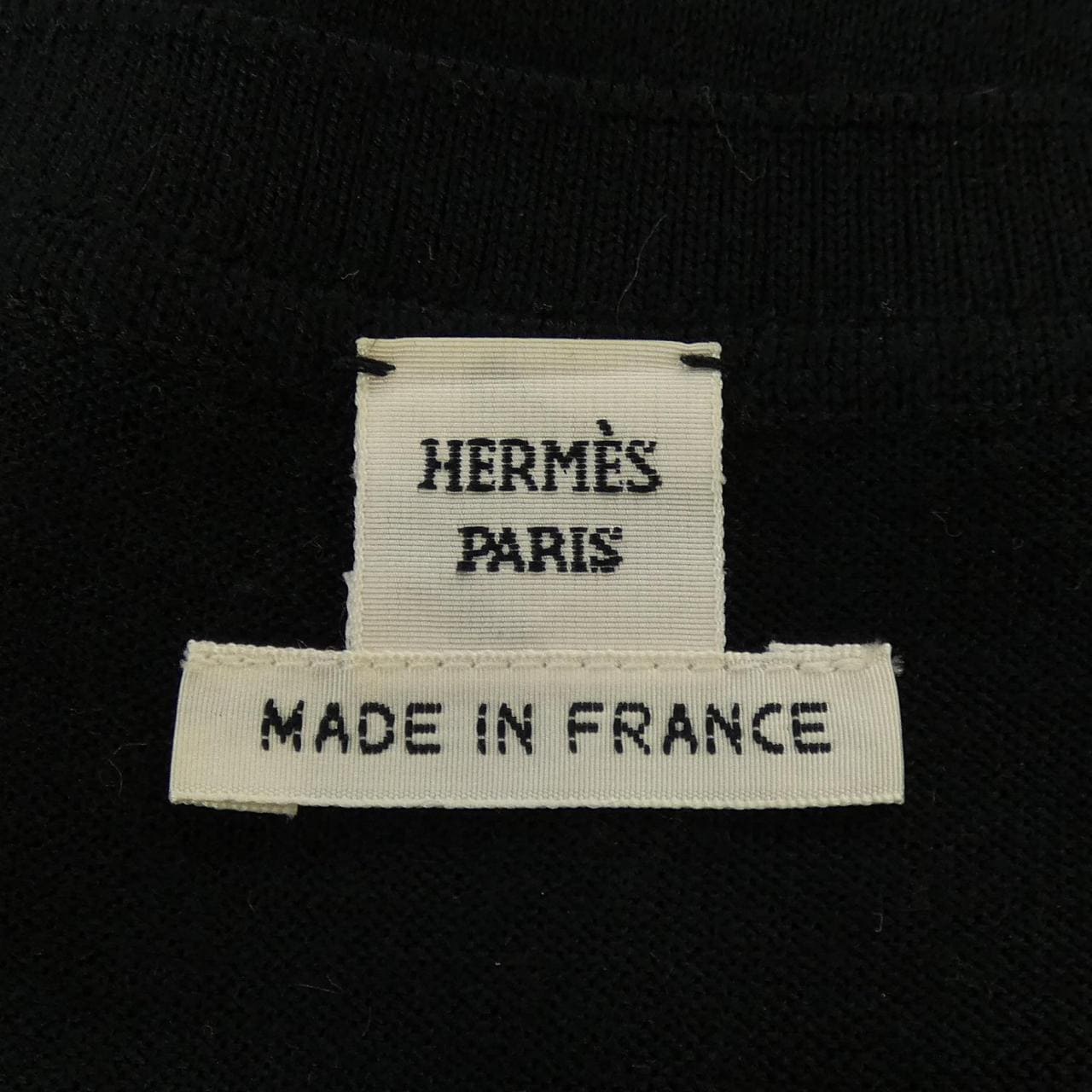 エルメス HERMES POSTE ET CAVALERIE *16-7759 ツイルレーヌ カーディガン