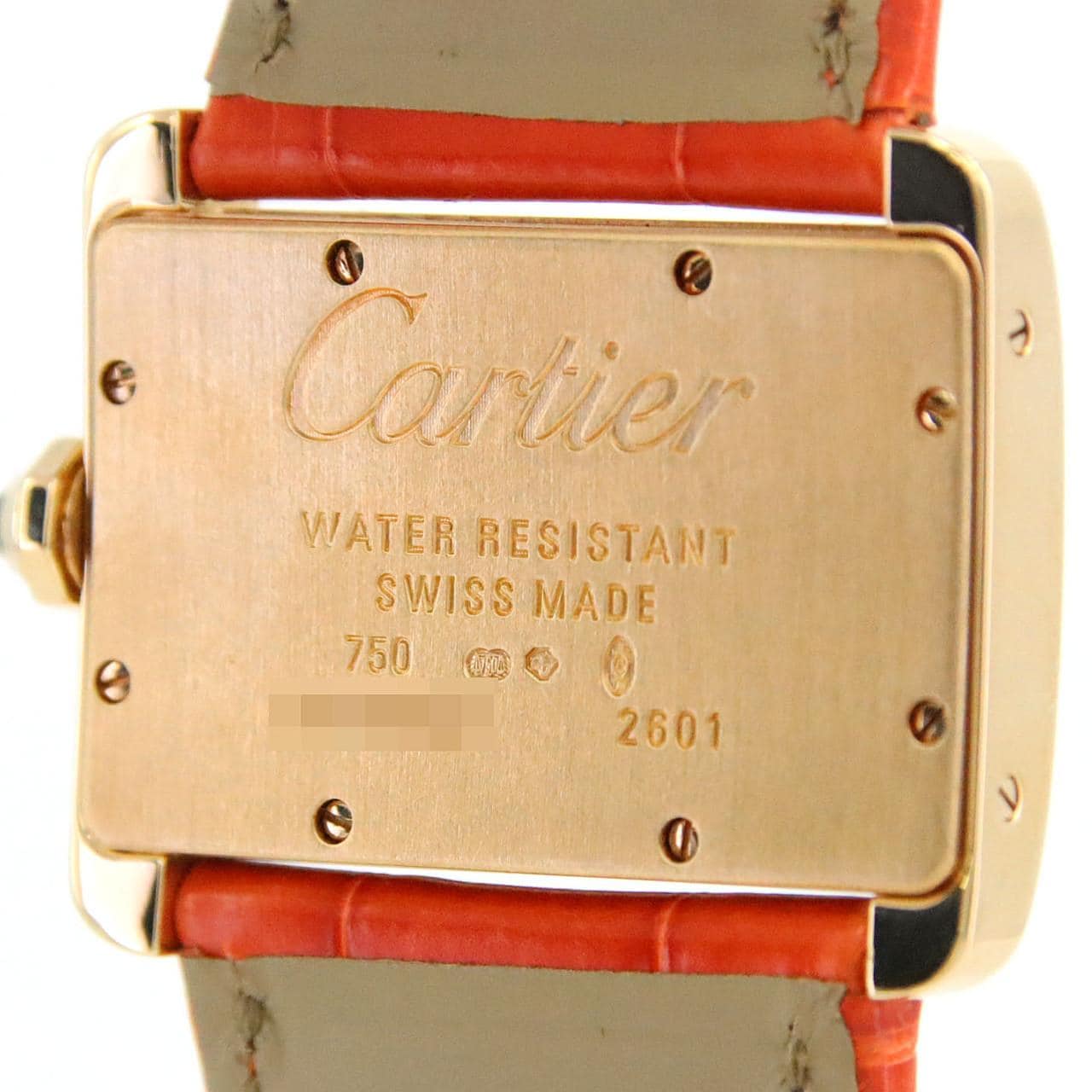 カルティエ ミニタンクディヴァン YG W6300356 YG クォーツ