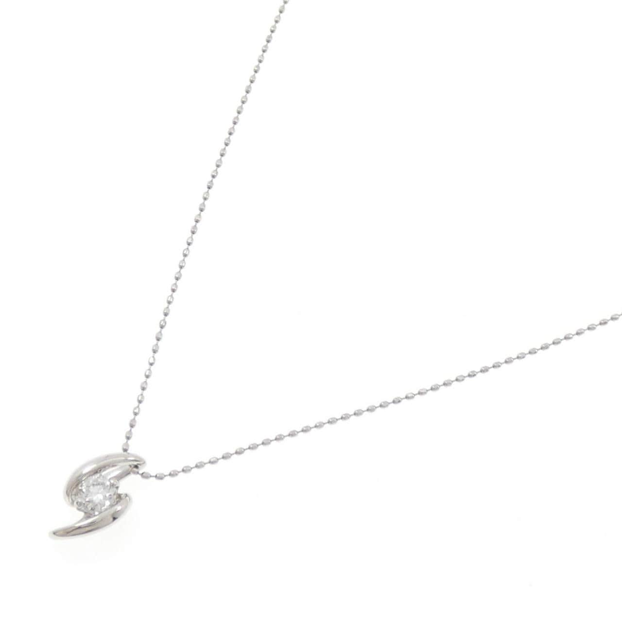 PT900/PT850 ダイヤモンド ネックレス 0.185CT