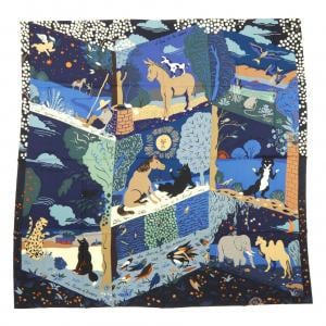 エルメス HERMES LE LIVRE D`ESOPE H244073S カレジェアン140 ショール