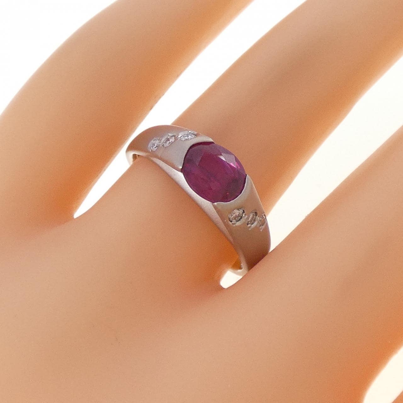 PT900 ルビー リング 1.16CT