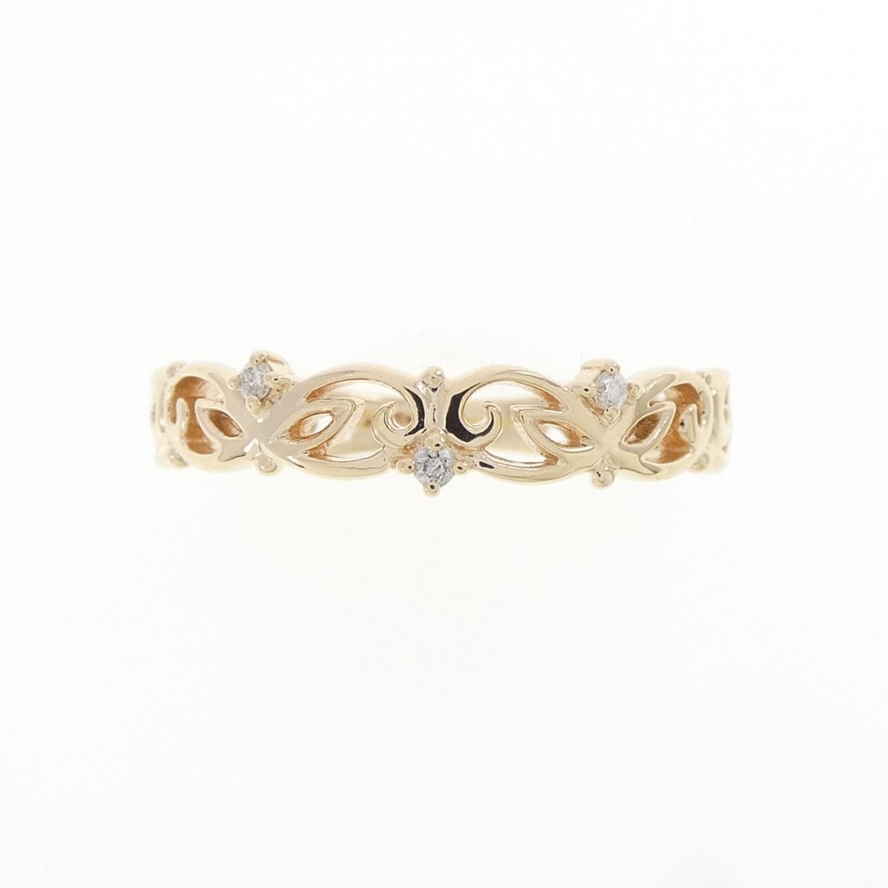 アガット ダイヤモンド リング 0.02CT