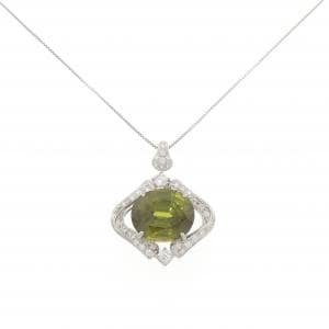 PT900/PT850 スフェーン ネックレス 12.82CT