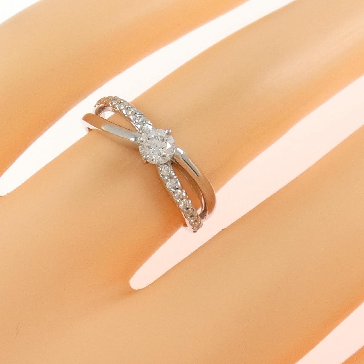 PT900 ダイヤモンド リング 0.218CT