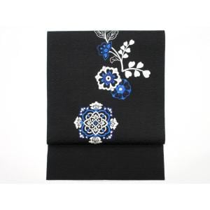 【未使用品】名古屋帯　刺繍加工