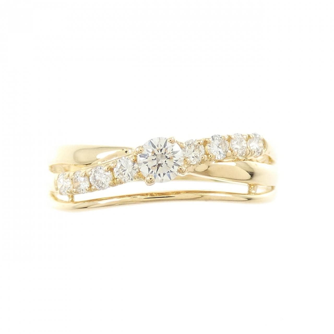 K18YG ダイヤモンド リング 0.30CT