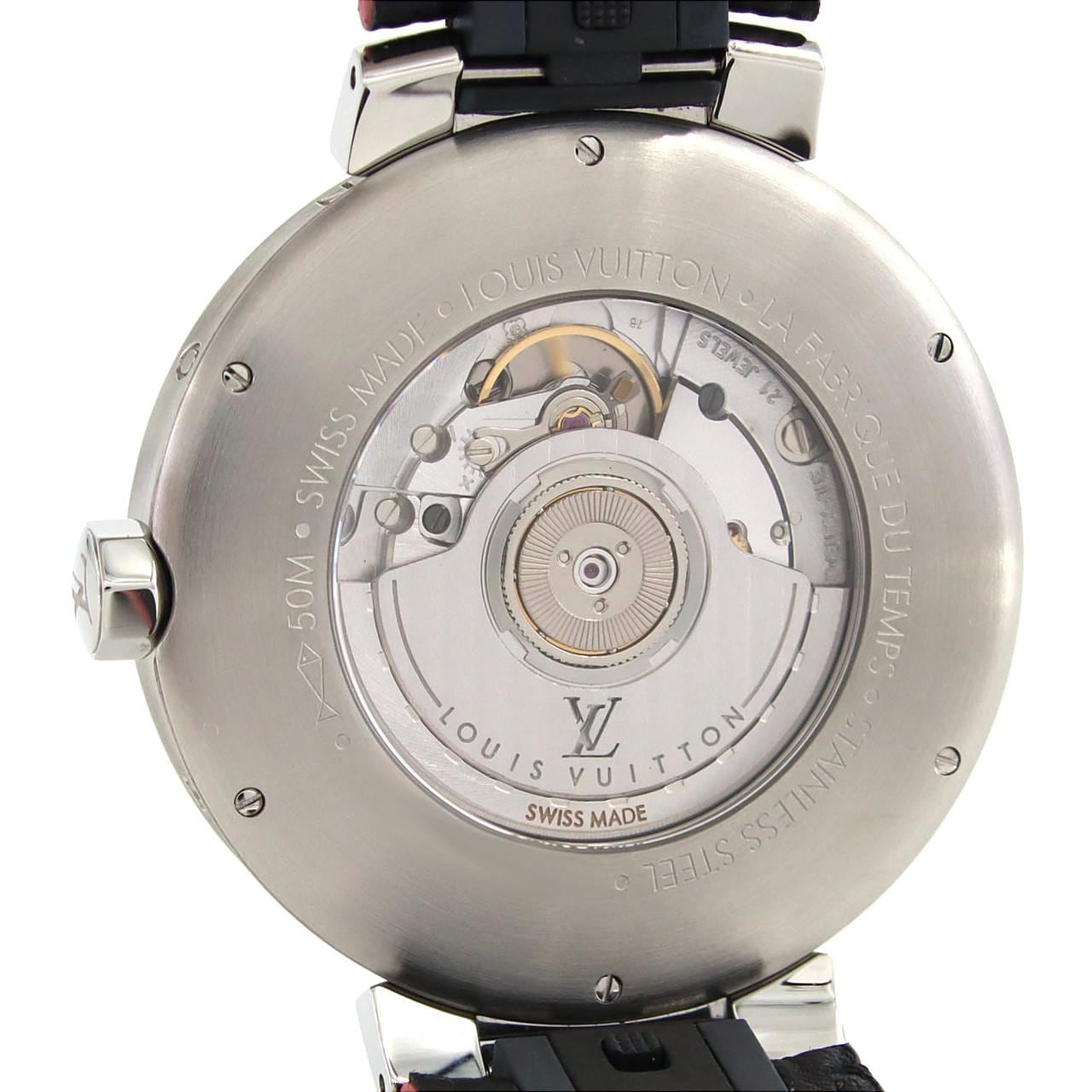 ルイヴィトン タンブールムーンGMT Q8D30 SS 自動巻