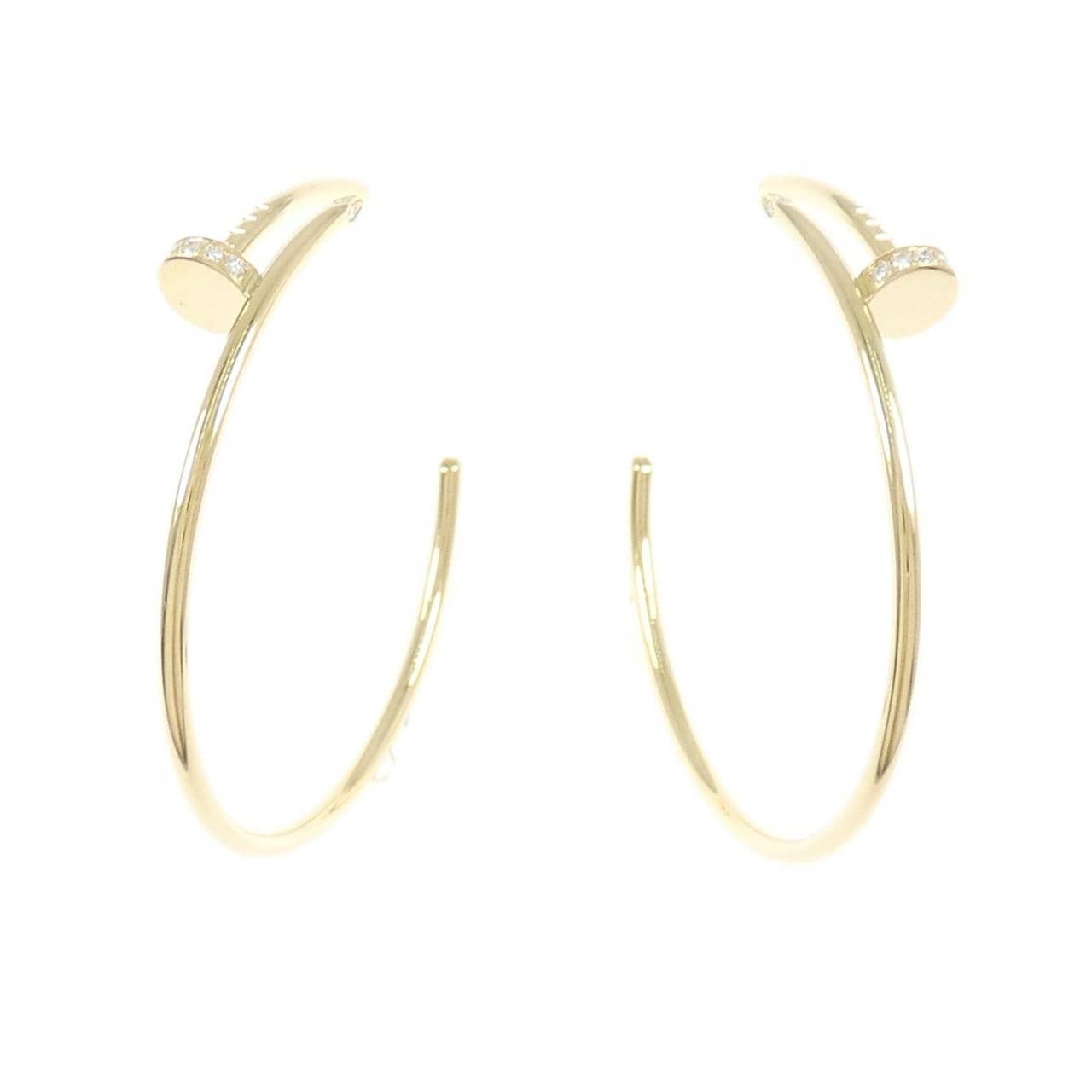 カルティエ ジュストアンクル ピアス YG 美品 楽天市場】【カルティエ】CARTIER ジュストアンクル ピアス 18金