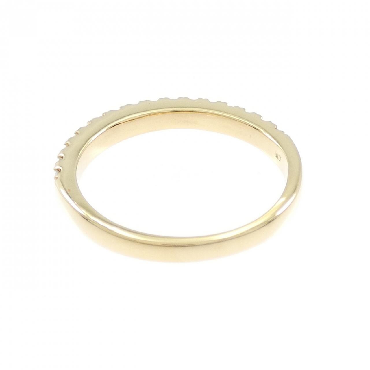 【リメイク】K18YG ハーフエタニティ ダイヤモンド リング 0.32CT