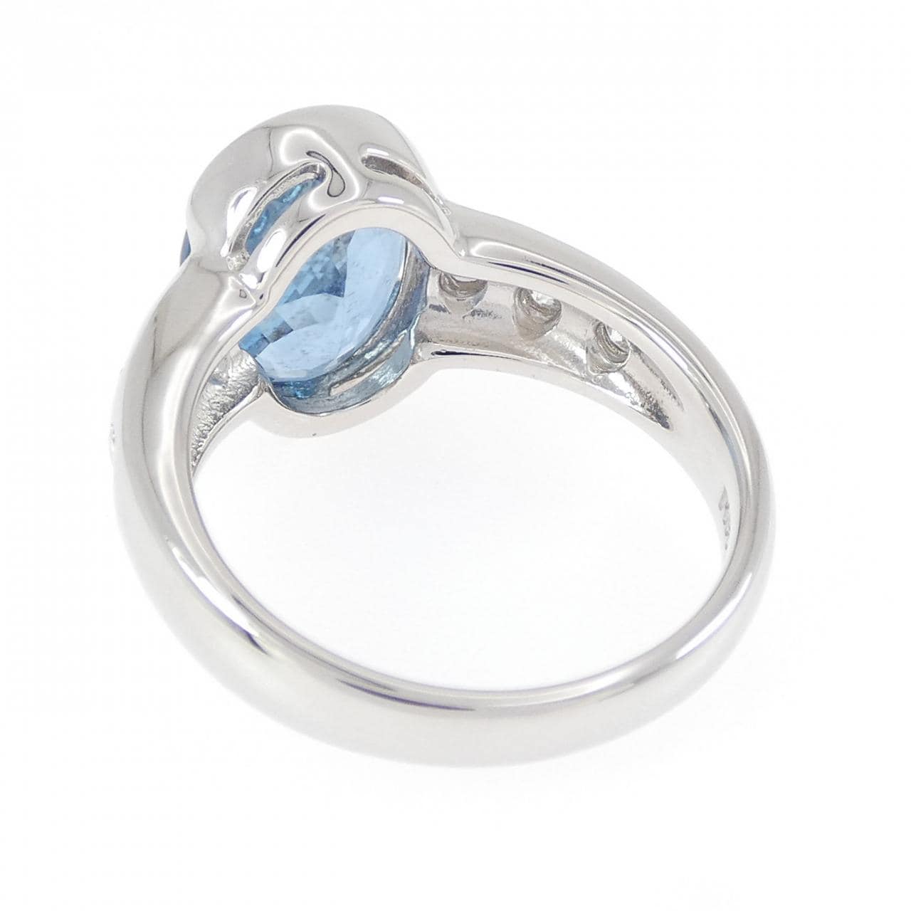 PT900 アクアマリン リング 3.23CT