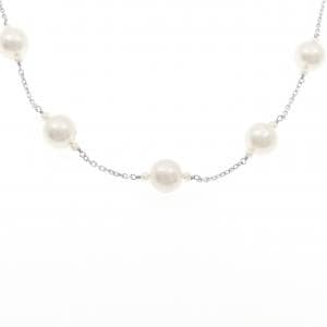 K18WG Akoya pearl necklace