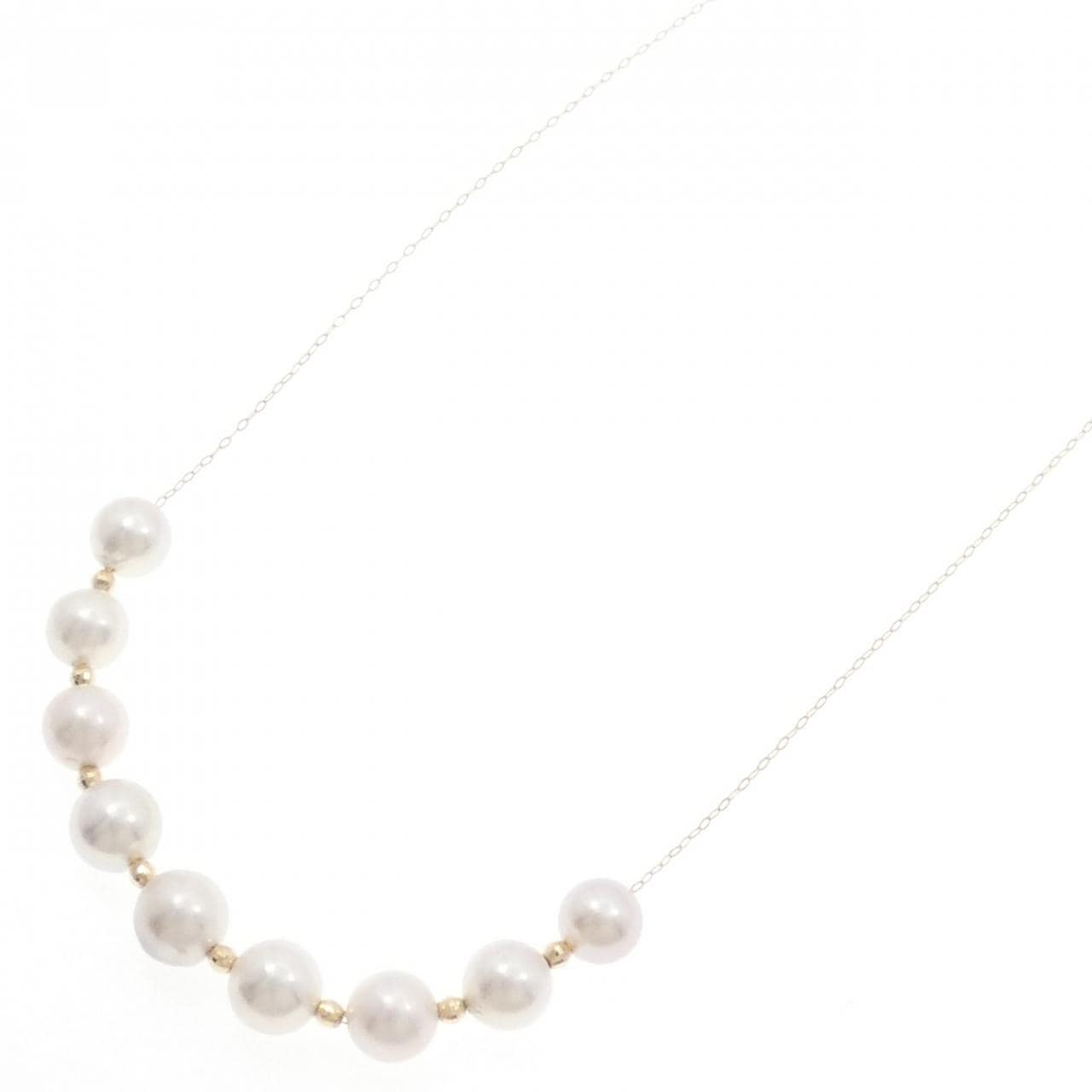 K18YG アコヤパール ネックレス