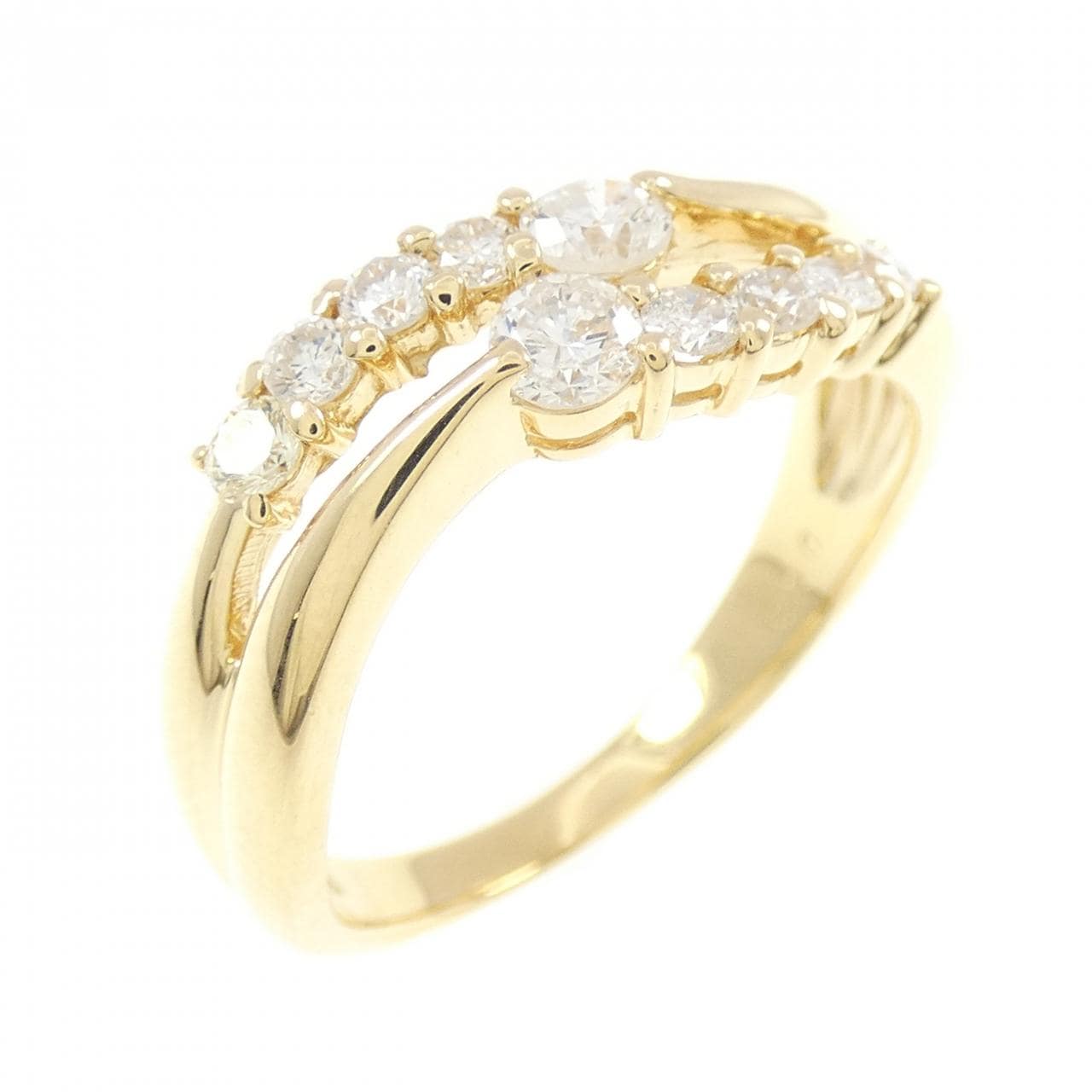 K18YG ダイヤモンド リング 0.52CT