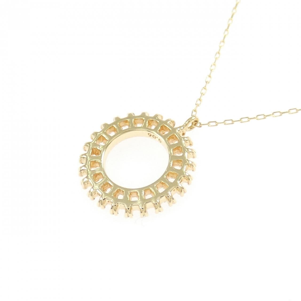 K18YG ダイヤモンド ネックレス 0.06CT