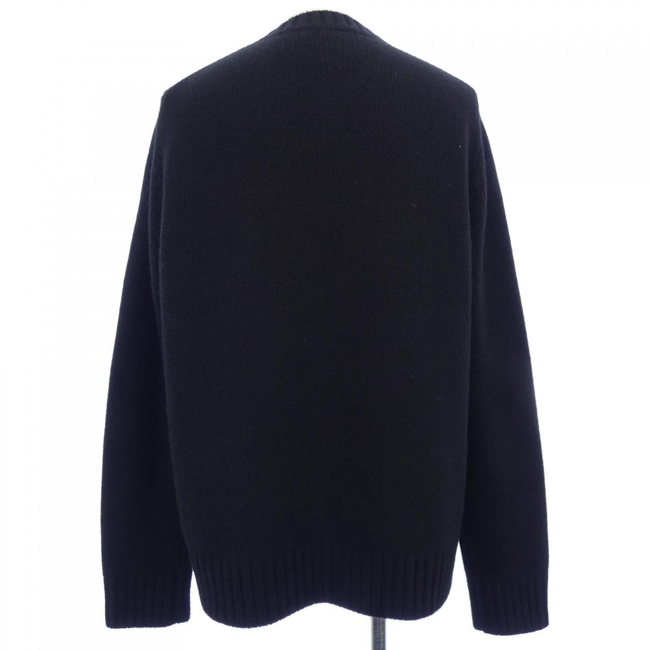 プラダ PRADA ウールxカシミヤ クルーネック セーター UMB645 S232 13HI ニット