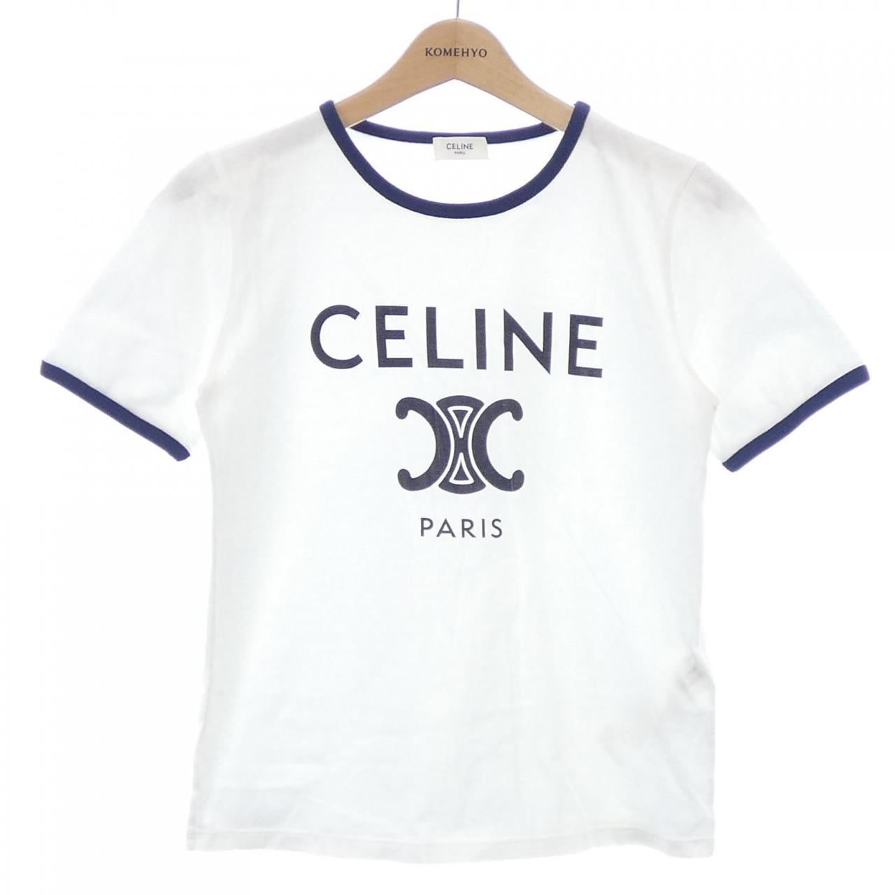 セリーヌ CELINE CELINE PARIS Tシャツ　トリオンフ TRIOMPHE 2X872671Q Tシャツ