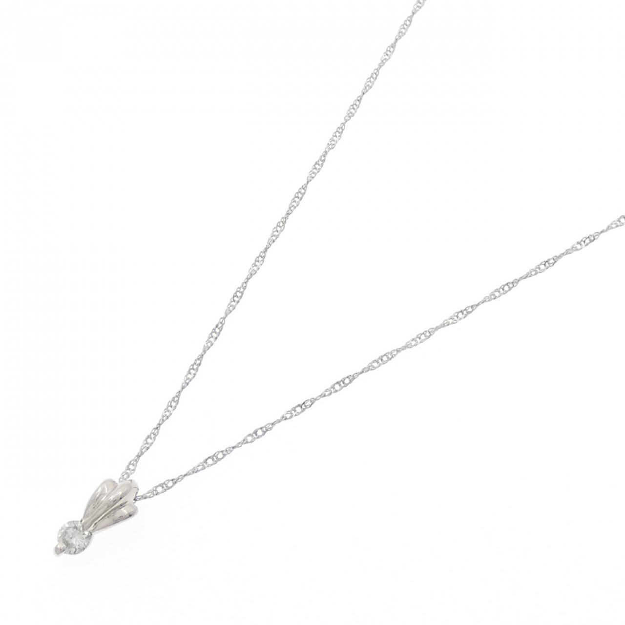 PT900/PT850 ダイヤモンド ネックレス 0.07CT