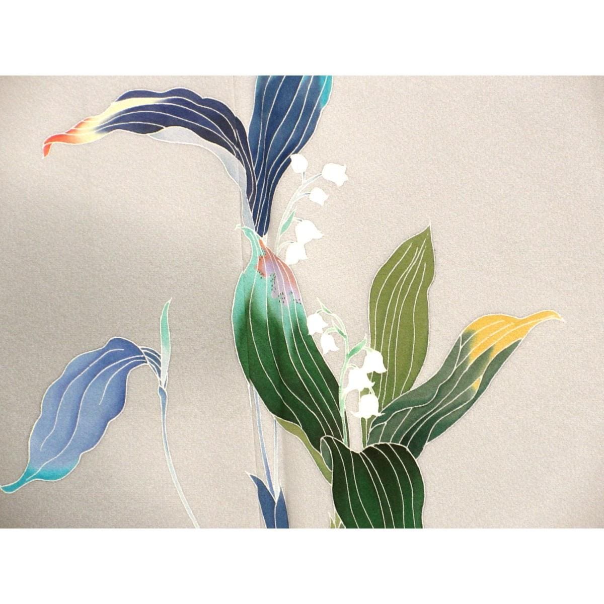 【未使用品】訪問着　友禅加工ボカシ染