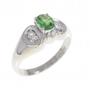 PT900 グリーンガーネット リング 0.28CT
