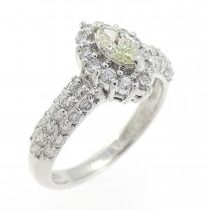 K18WG ダイヤモンド リング 0.20CT