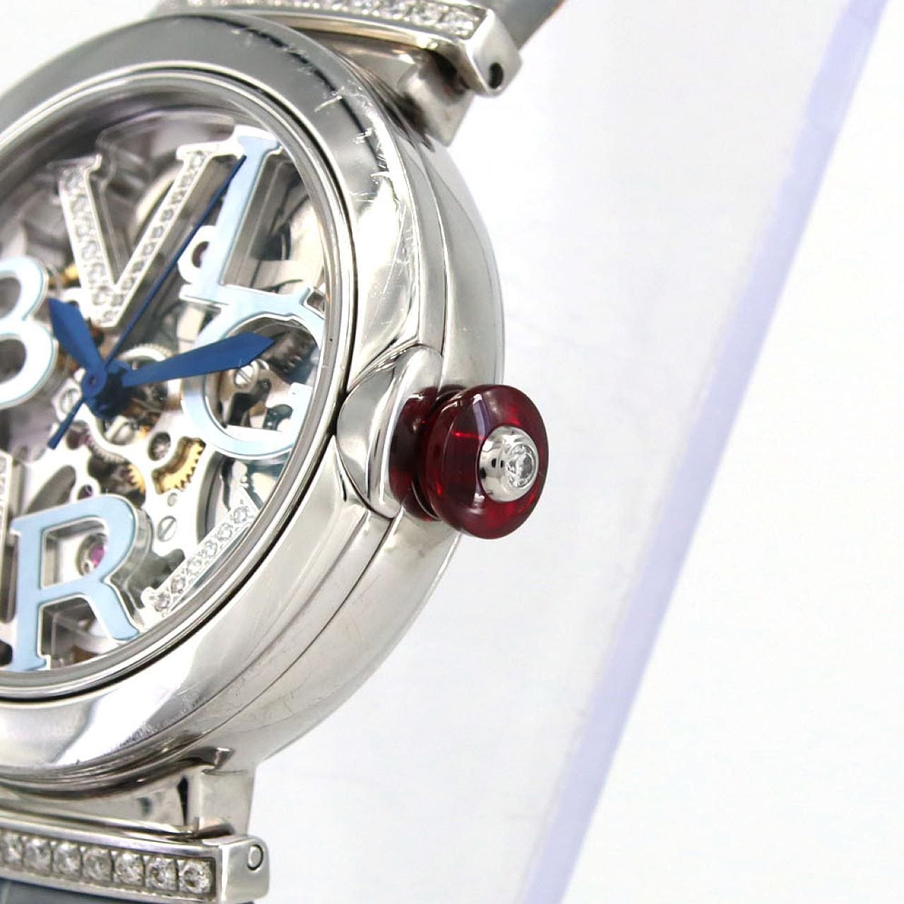 【ノーメンテナンス還元価格】ブルガリ ルチェアスケルトンブルー JAPAN LIMITED LU33S/103435 SS 自動巻