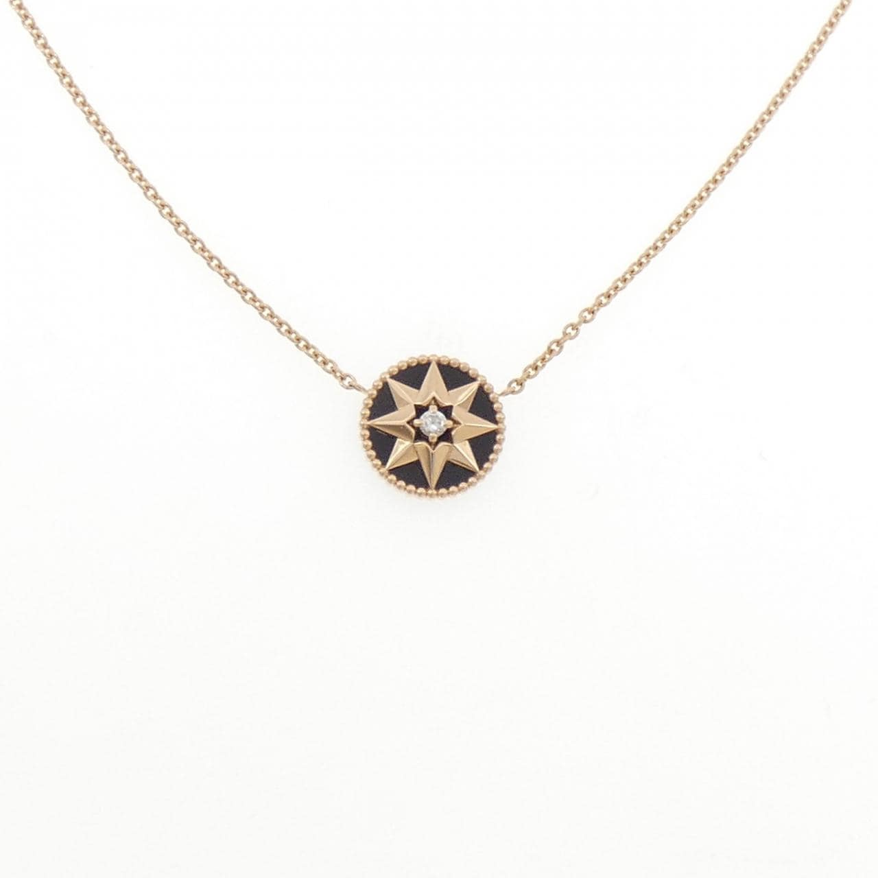 クリスチャンディオール ローズ デ ヴァン ネックレス