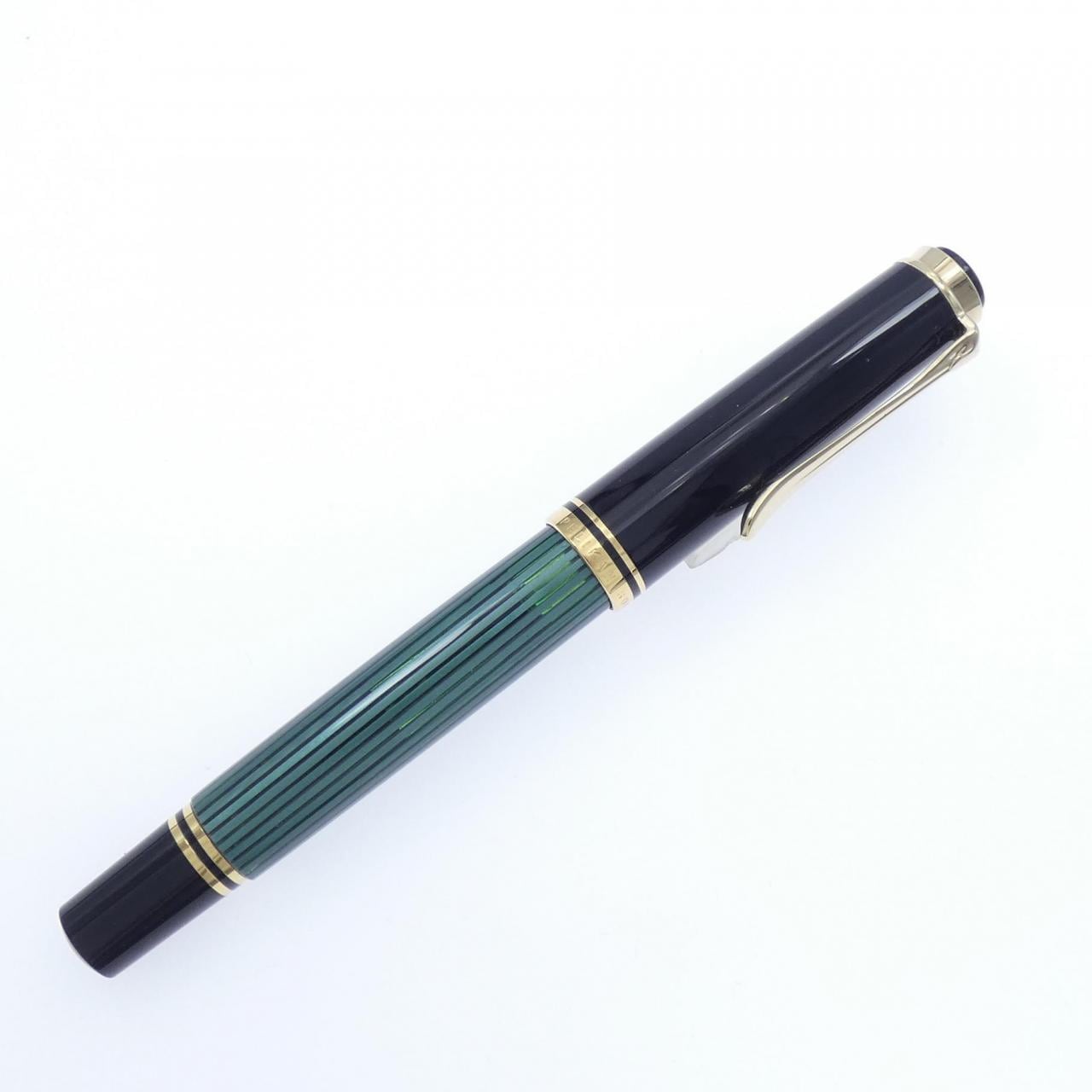 橄榄石M400绿条纹钢笔