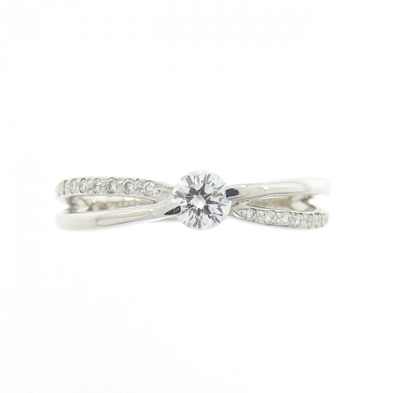 PT900 ダイヤモンド リング 0.18CT
