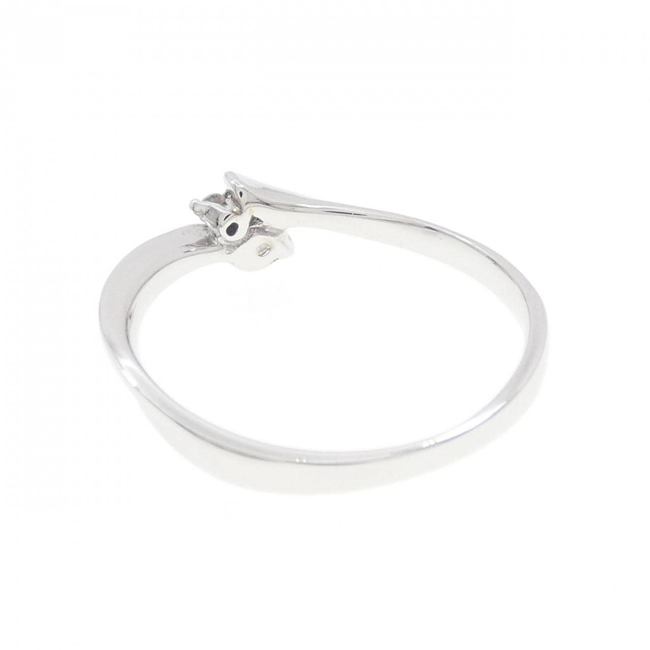K18WG ダイヤモンド リング 0.10CT