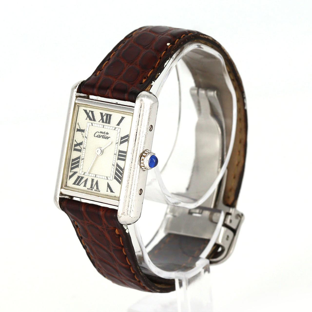 【ノーメンテナンス還元価格】カルティエ マストタンクSM W1016230 シルバー クォーツ