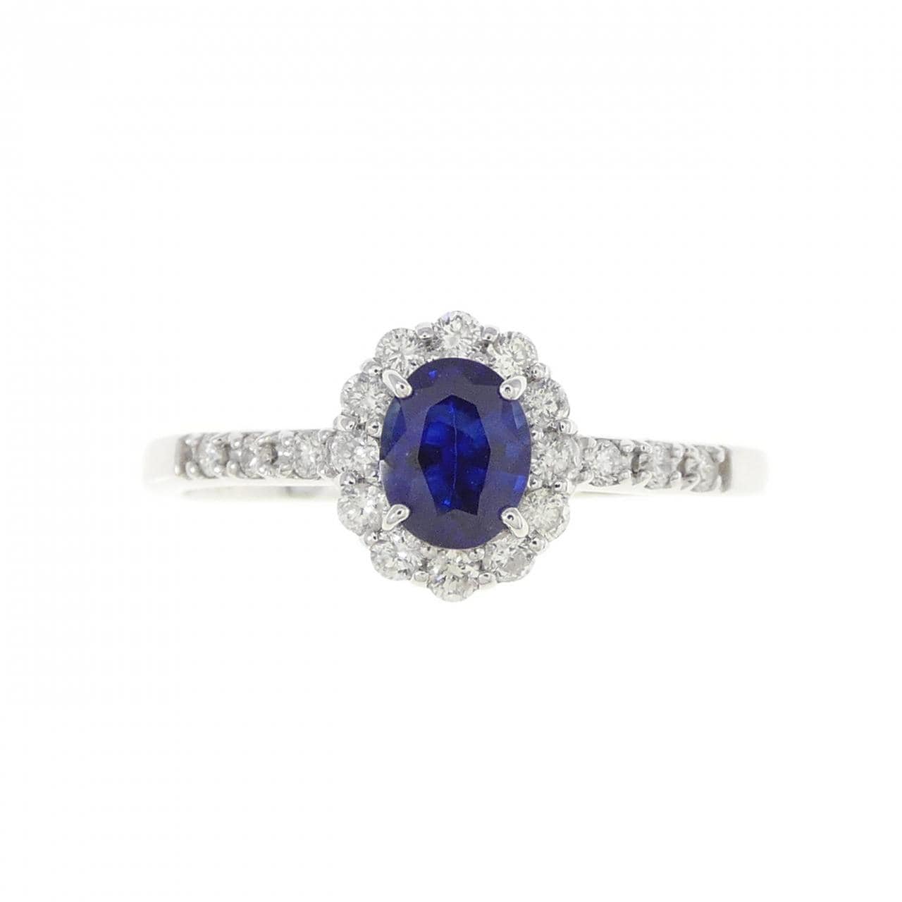 [BRAND NEW] PT Sapphire Ring 0.47CT