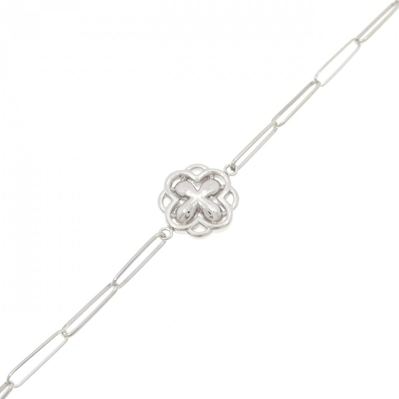 【新品】PT900 フラワー ダイヤモンド ブレスレット 0.30CT
