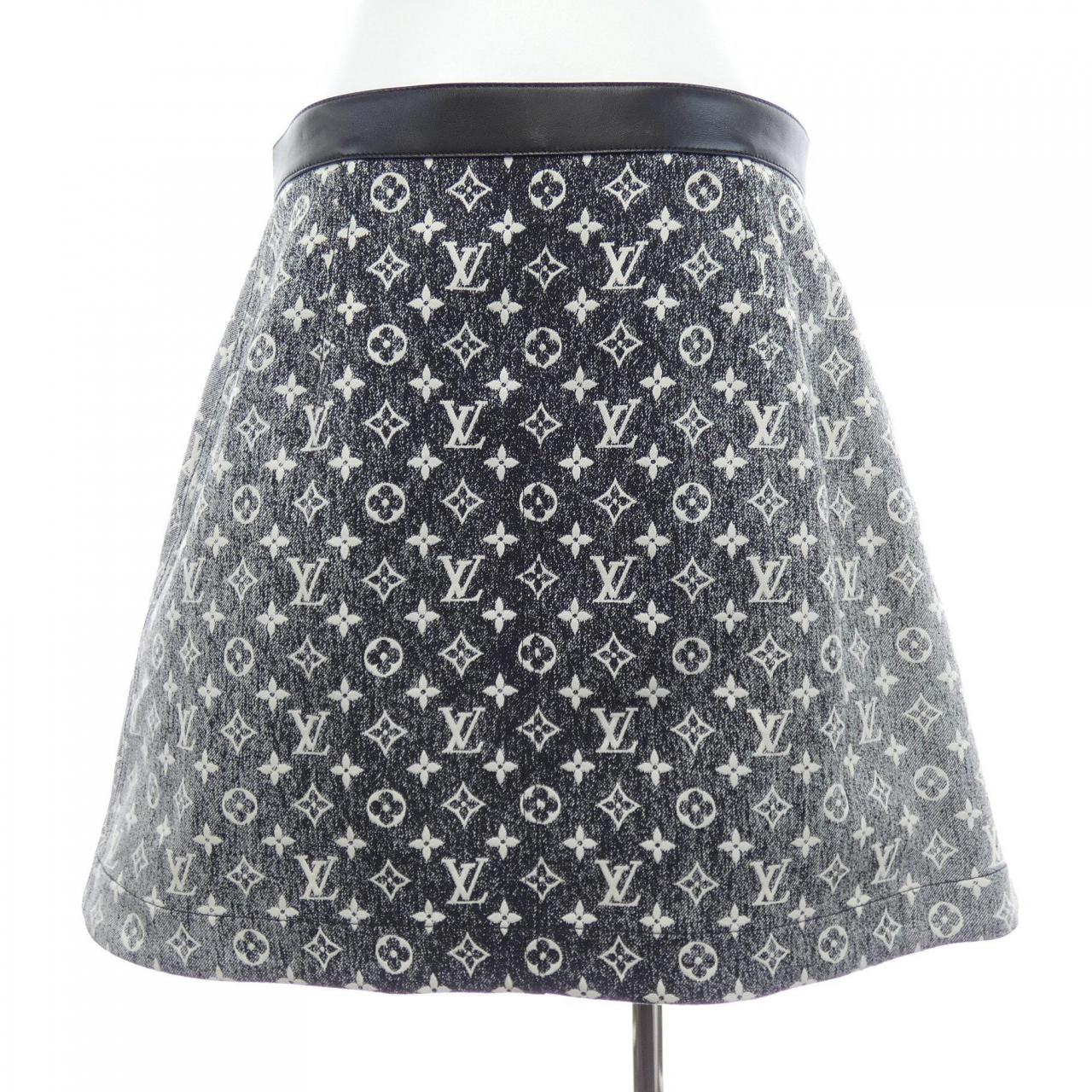 ルイヴィトン LOUIS VUITTON モノグラムデニムボタンタブスカート FOSK25KJ2 スカート