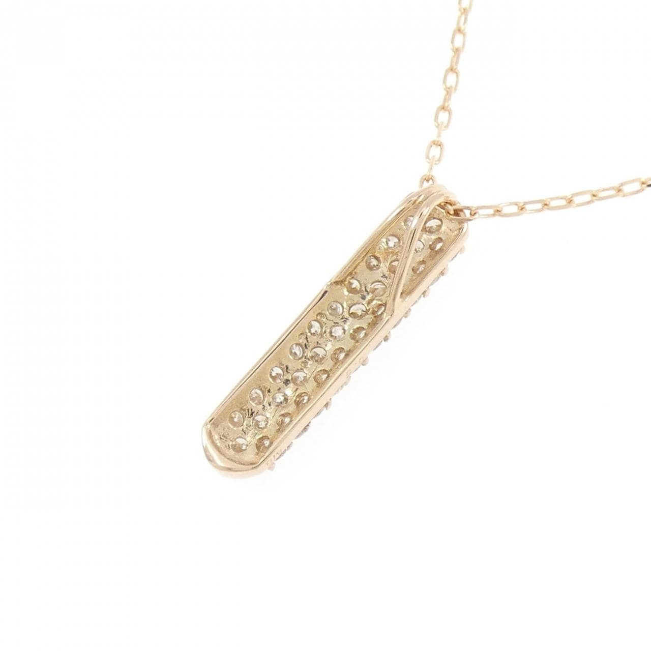 K18PG ダイヤモンド ネックレス 0.5CT