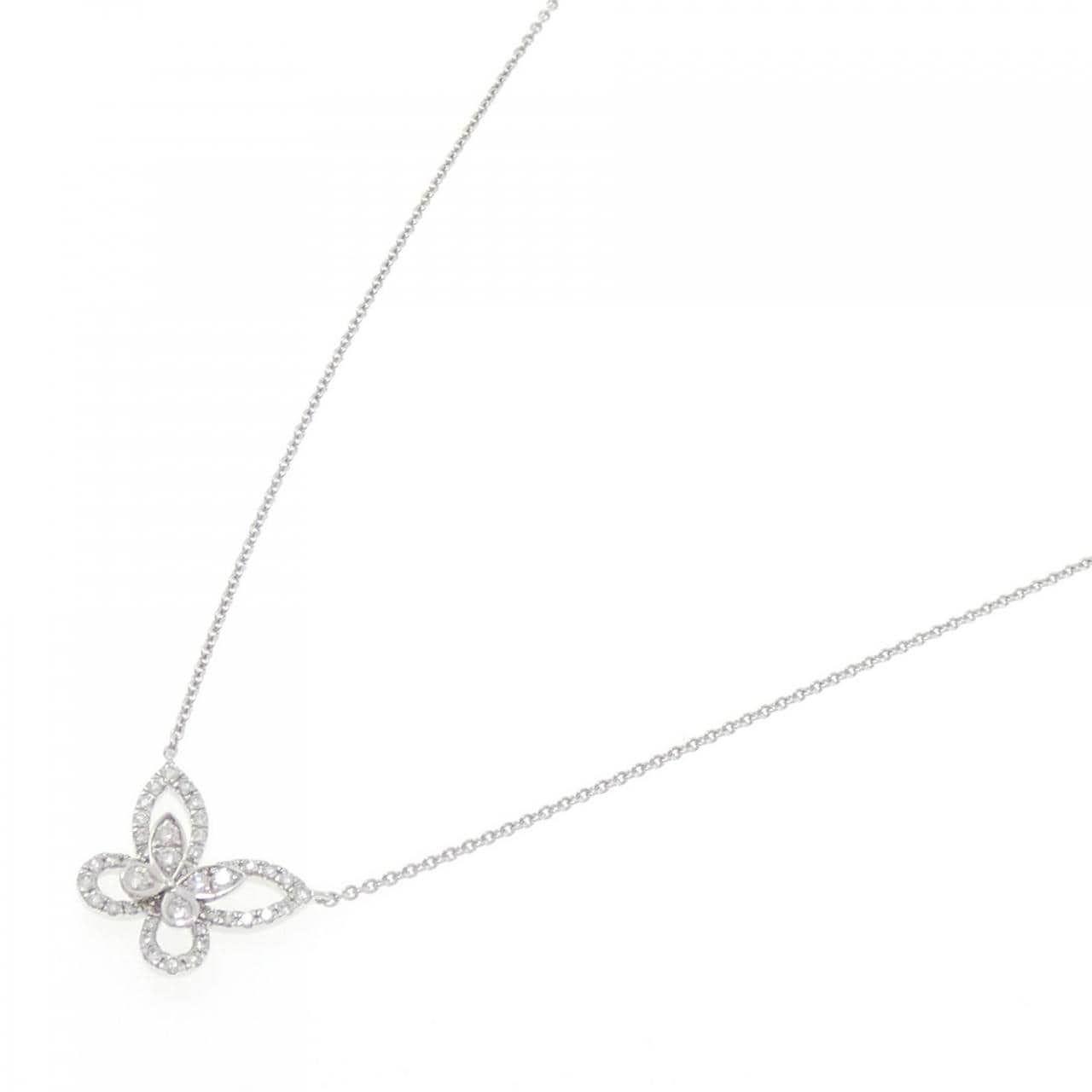 グラフ バタフライシルエット ミニ ネックレス