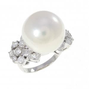 PT900 白蝶パール リング 15.9mm