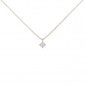 K18PG ダイヤモンド ネックレス 0.1CT