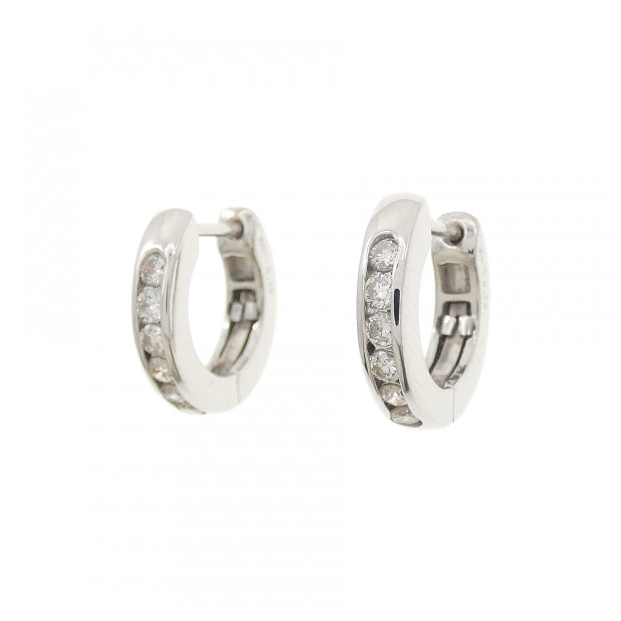 K18WG ダイヤモンド ピアス 0.24CT