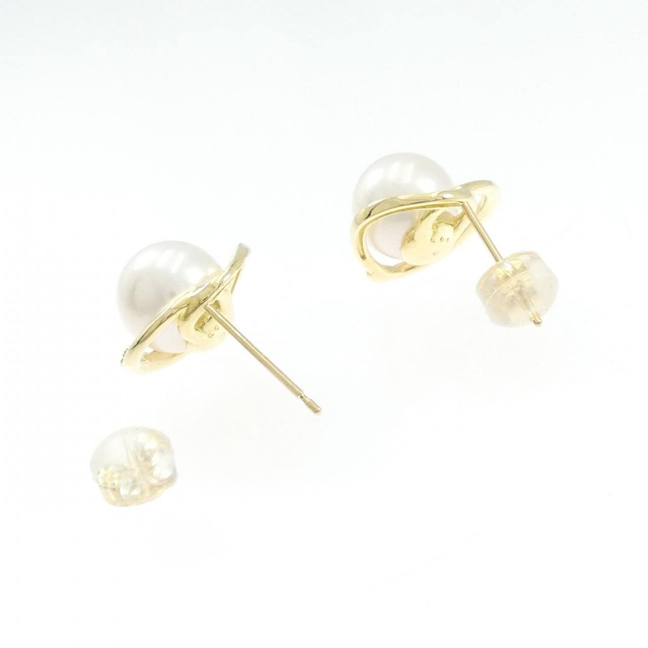 K18YG アコヤパール ピアス 8.4mm