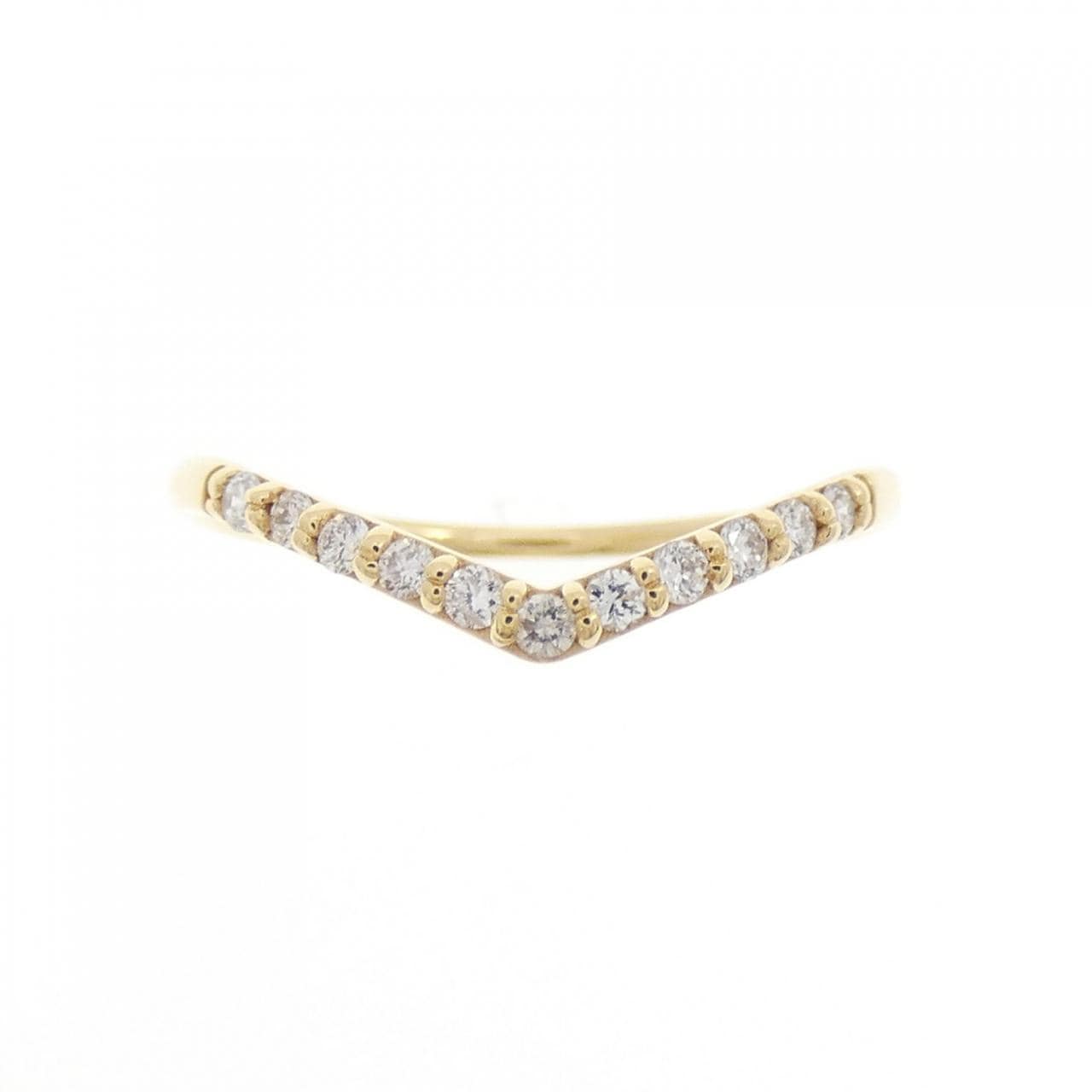 K18YG ダイヤモンド リング 0.10CT