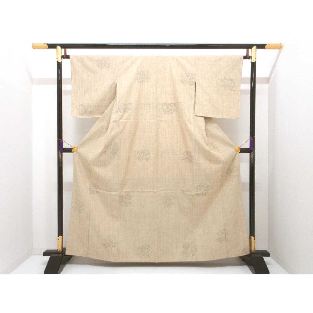 【未使用品】紬　証紙付【本場結城紬】