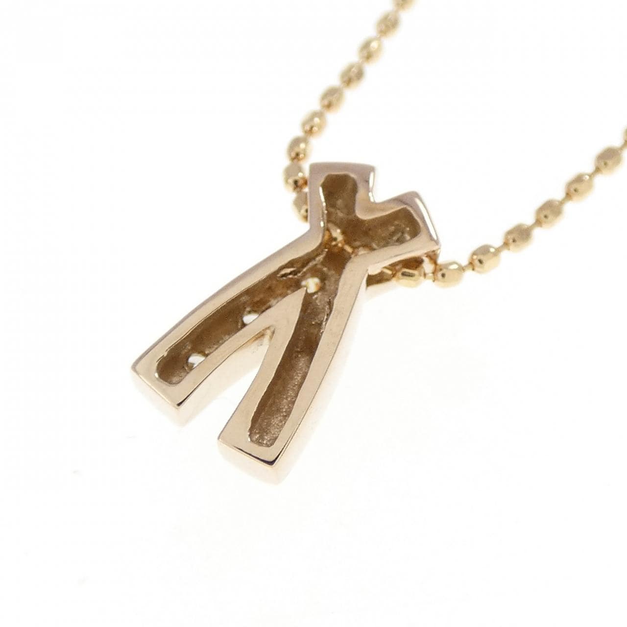 K18PG ダイヤモンド ネックレス 0.03CT