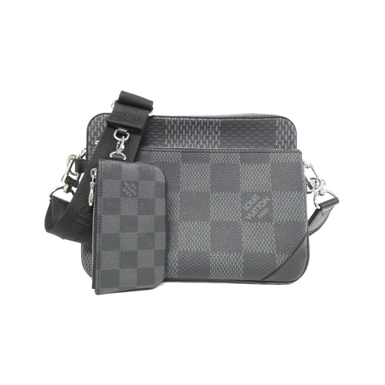 ルイヴィトン ダミエ グラフィット 3D トリオ メッセンジャー N50017 ショルダーバッグ