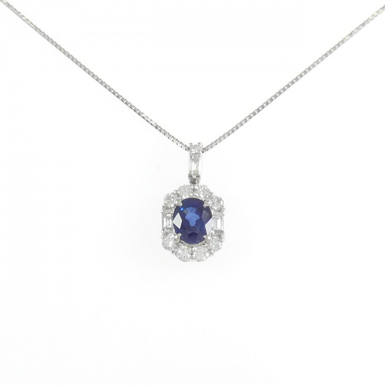 PT900/PT850 サファイヤ ネックレス 1.04CT