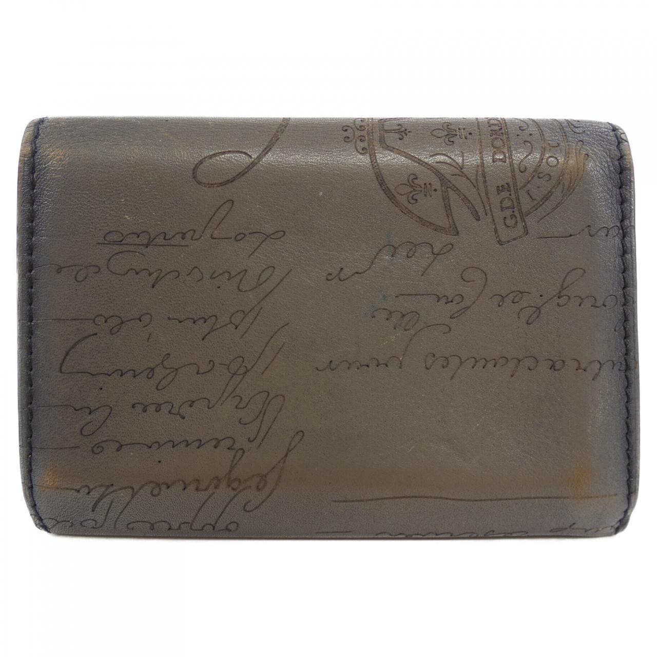 ベルルッティ Berluti インブイアスクリットレザーカードホルダー CARD CASE