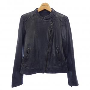 massimodutti レザーライダースジャケット