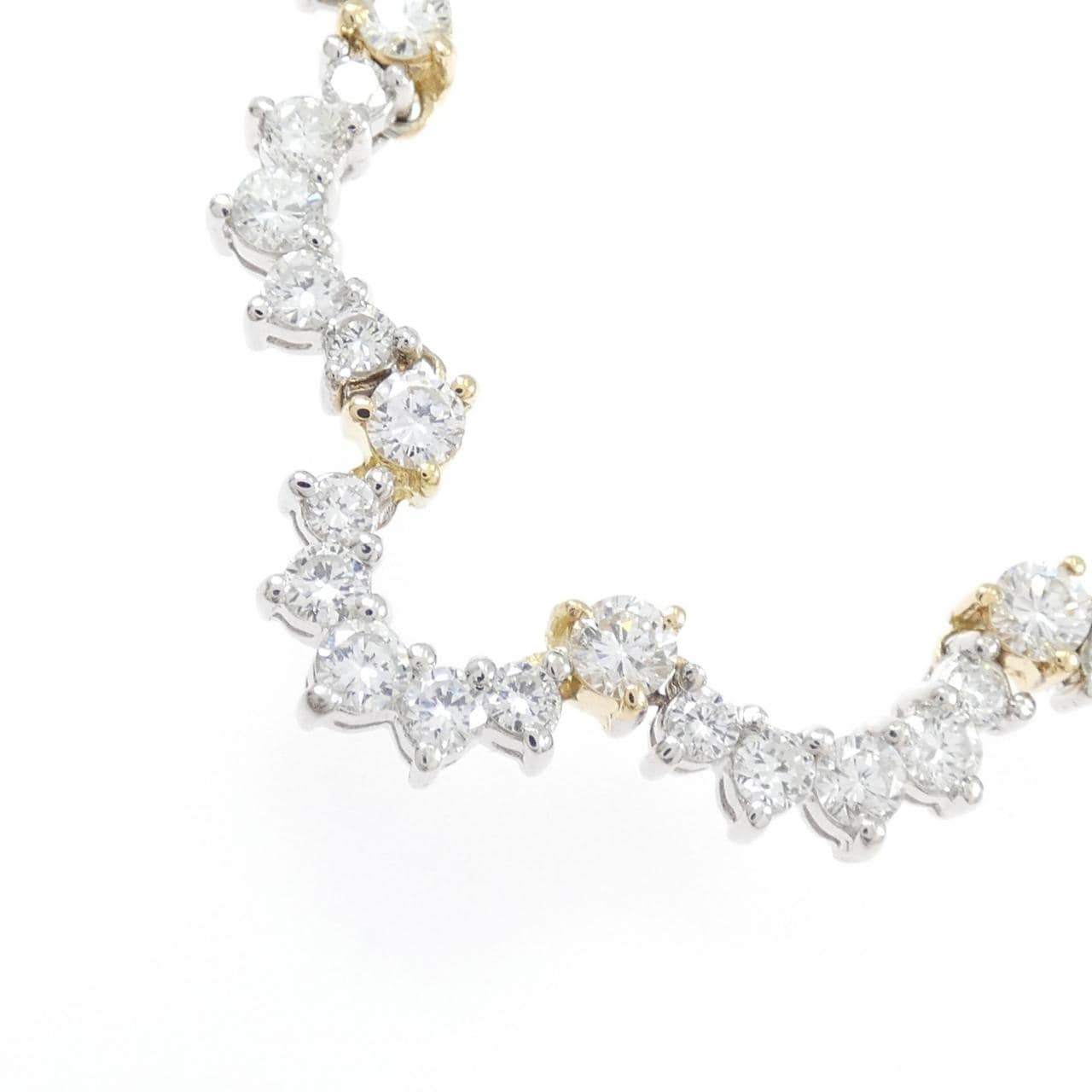 K18WG/K18YG ダイヤモンド ネックレス